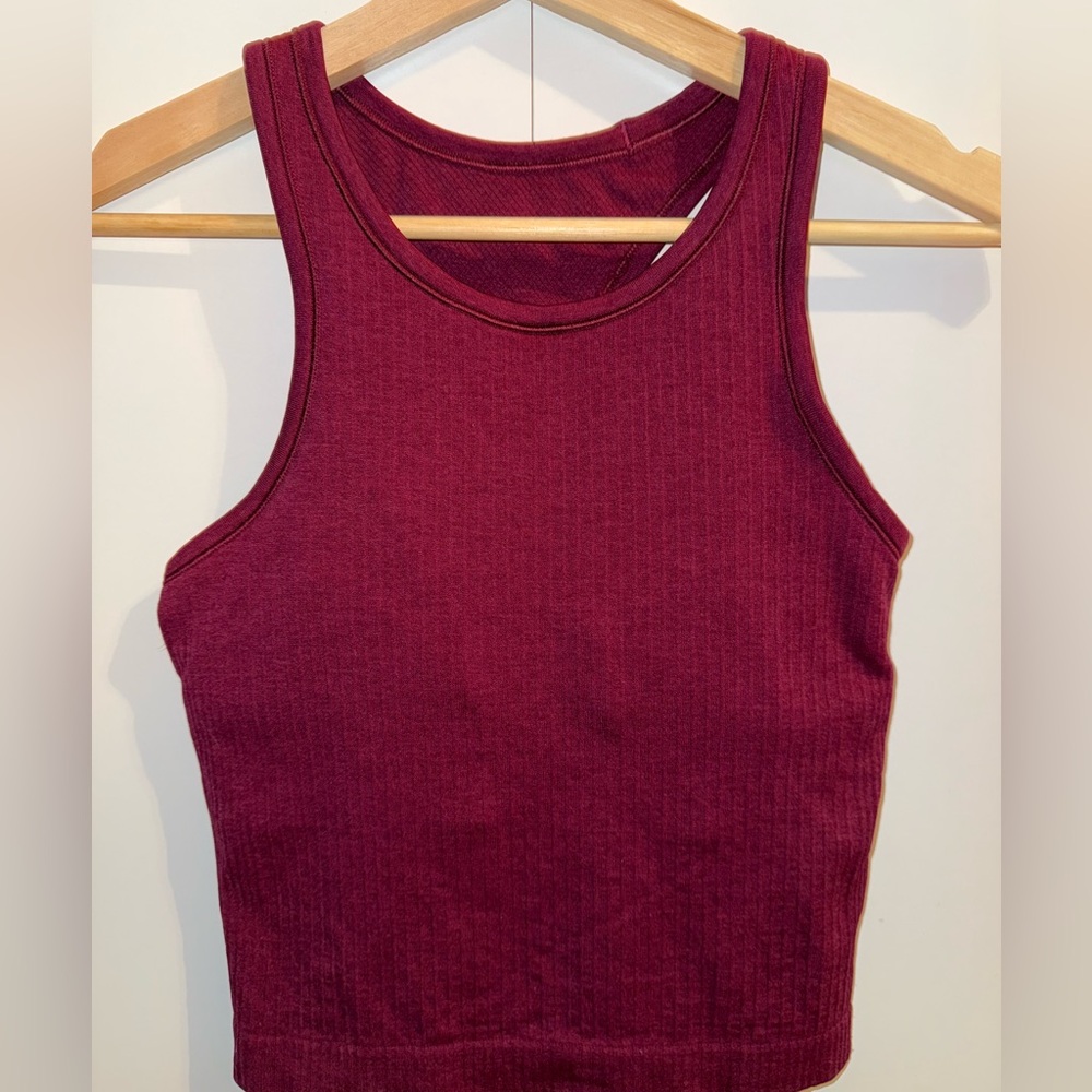 LULULEMON EBB TO STREET CROPPED TANK TOP